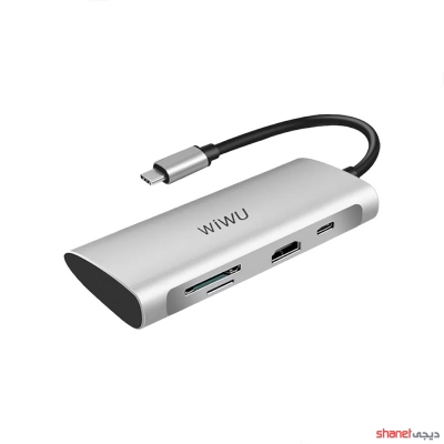 هاب 7در1 ویوو مدل WiWU Alpha 7-in-1 Multiport USB C Hub 731HP